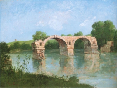 ギュスターヴ・クールベ《アンブリュッサムの橋》