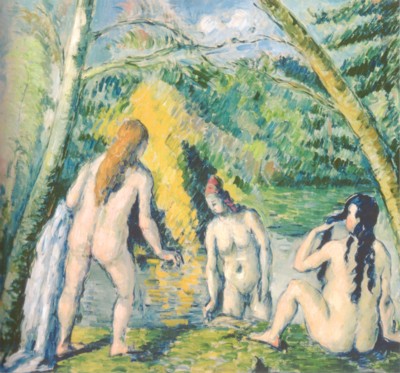 ポール・セザンヌ《３人の水浴の女たち》（パリ市立プティ・パレ美術館蔵）