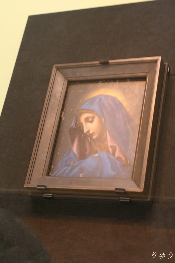 《聖母像（親指のマリア）》　イタリア 長崎奉行所旧蔵品　宝永5年（1708）シドッチ携行品　【重要文化財】